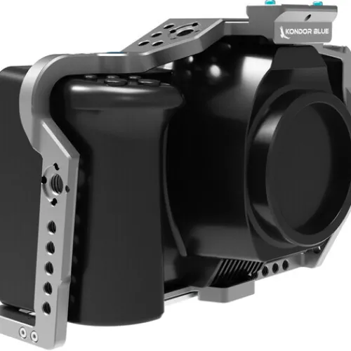 Kondor Blue Camera Cages & Rigs>Blackmagic Pocket 6K Pro Cage - Without Top Handle - Space Grey