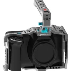 Kondor Blue Camera Cages & Rigs>Blackmagic Pocket 6K Pro Cage - With Top Handle - Space Grey