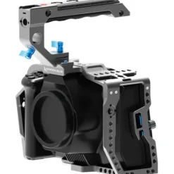 Kondor Blue Camera Cages & Rigs>Blackmagic Pocket 6K Pro Cage - With Top Handle - Space Grey