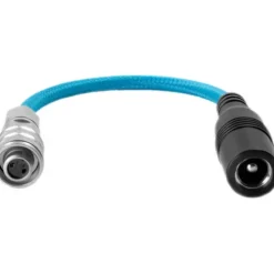 Kondor Blue Cables & Connectors>BMPCC6K/4K to DC 5.5/2.5 Barrel Socket Power Adapter Cable Female - 15.2cm - Blue