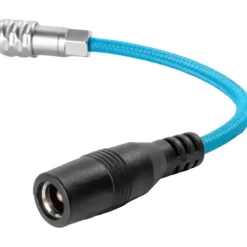 Kondor Blue Cables & Connectors>BMPCC6K/4K to DC 5.5/2.5 Barrel Socket Power Adapter Cable Female - 15.2cm - Blue