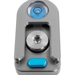 Kondor Blue Spirit Levels>Bubble Level Cold Shoe with Safety Release - Space Grey