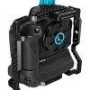 Kondor Blue Camera Cages & Rigs>Canon Arca R5/R6/R Battery Grip Cage (Without Top Handle) - Black