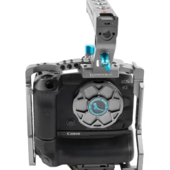 Kondor Blue Camera Cages & Rigs>Canon Arca R5/R6/R Battery Grip Cage with Top Handle - Space Grey