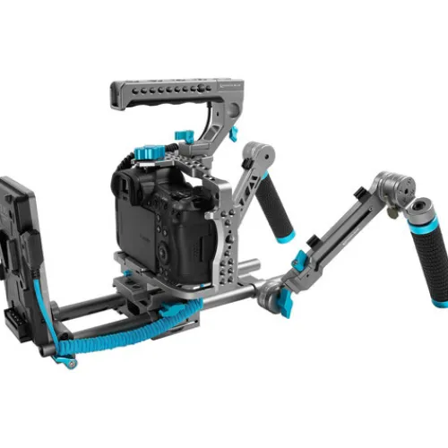 Kondor Blue Camera Cages & Rigs>Canon R5 Arca Ultimate Rig (R5/R6/R) - Space Grey