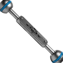 Kondor Blue Camera Cages & Rigs>Cine Magic Arm Extension Bar with Double Ball Head - 6 Inch - Space Grey