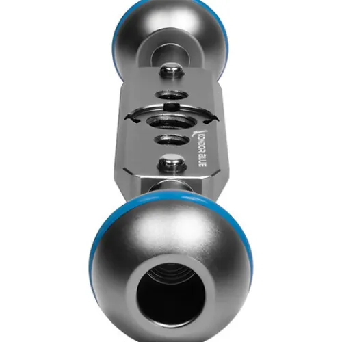 Kondor Blue Camera Cages & Rigs>Cine Magic Arm Extension Bar with Double Ball Head - 6 Inch - Space Grey
