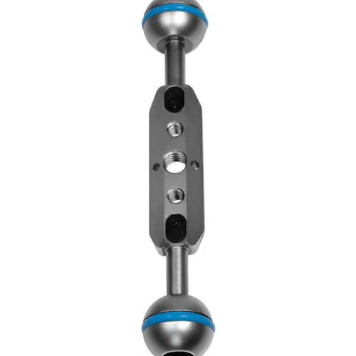 Kondor Blue Camera Cages & Rigs>Cine Magic Arm Extension Bar with Double Ball Head - 6 Inch - Space Grey