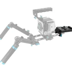 Kondor Blue Camera Cages & Rigs>Cine V Mount Battery Plate for LWS 15mm Rods - Black