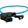 Kondor Blue Cables & Connectors>38cm D-Tap to DC Right Angle Straight Cable for Canon C70/Atomos