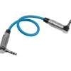 Kondor Blue Cables & Connectors>25cm 3.5mm to 3.5mm Right Angle Time Code Audio Cable