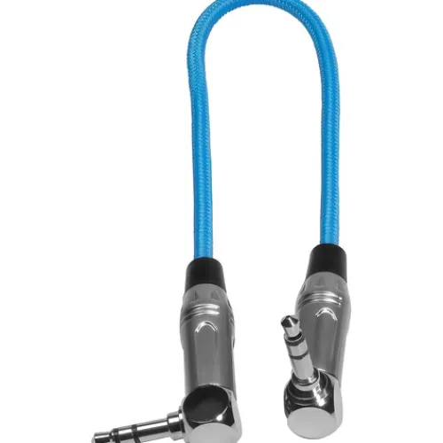 Kondor Blue Cables & Connectors>25cm 3.5mm to 3.5mm Right Angle Time Code Audio Cable