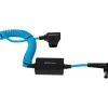 Kondor Blue Cables & Connectors>Coiled D-Tap to 19.5V Regulated DC for Sony FX9/FX6 Cable