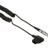 Kondor Blue Cables & Connectors>Coiled D-Tap to LEMO 2 Pin 0B Male Power Cable for Zcam / Teradek - Black