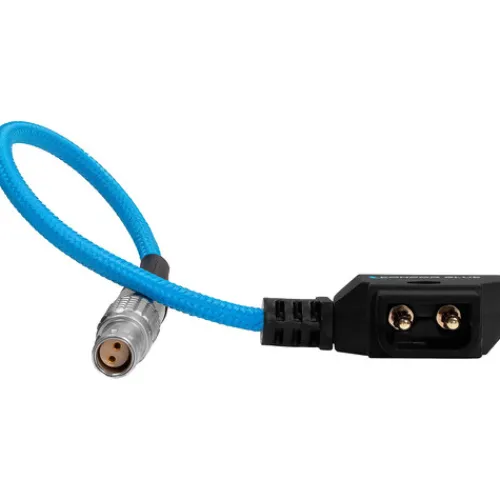 Kondor Blue Cables & Connectors>D-Tap to 2 Pin Lemo Female Adapter Cable for Teradek - 15.2cm - Blue