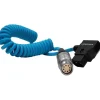 Kondor Blue Cables & Connectors>D-Tap to ARRI Alexa Mini Coiled Power Cable - 40.6 to 81.2cm - Blue
