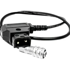 Kondor Blue Cables & Connectors>D-Tap to BMPCC 4K 6K Power Cable for Blackmagic Pocket Cinema Camera 4K P-Tap 50cm - Black