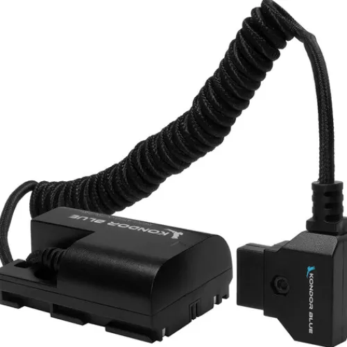Kondor Blue Cables & Connectors>D-Tap to Canon LPE6 Dummy Battery Cable - Black