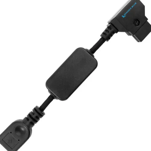 Kondor Blue Cables & Connectors>D-Tap to 5V USB Converter Short Cable for Anton Bauer Gold Mount/Sony V-Mount Camera Battery