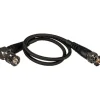 Kondor Blue Video Monitors & Accessories>12G SDI Right Angle Cable for 4K 60p Camera Monitors and Transmitters - Black