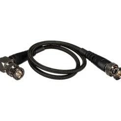 Kondor Blue Video Monitors & Accessories>12G SDI Right Angle Cable for 4K 60p Camera Monitors and Transmitters - Black