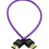 Kondor Blue Video Monitors & Accessories>Gerald Undone MK2 Straight Full HDMI Cable - 45cm - Purple