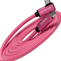 Kondor Blue Cables & Connectors>iJustine USB C 3.1 Data and Charging Cable - Pink