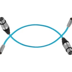 Kondor Blue Audio Cables & Adapters>Mini XLR Male to XLR Female 40cm Audio Cable (2 Pack) for BMPCC & C70 - Blue