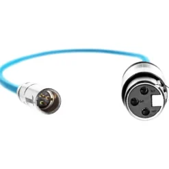Kondor Blue Cables & Connectors>Mini XLR to XLR for Blackmagic Pocket 4K/6K Camera 40cm - Blue
