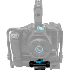 Kondor Blue Camera Cages & Rigs>15mm Grey Rail Block Adapter for BMPCC 6K Pro Battery Grip Cage - Black