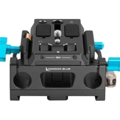 Kondor Blue Camera Cages & Rigs>15mm LWS Arri/501 Side Loading Baseplate for Red Komodo, BMPCC & Mirrorless - Black