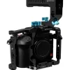 Kondor Blue Camera Cages & Rigs>Panasonic Lumix GH7/GH6 Cage With Top Handle - Black