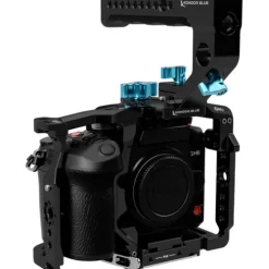 Kondor Blue Camera Cages & Rigs>Panasonic Lumix GH7/GH6 Cage With Top Handle - Black