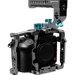 Kondor Blue Camera Cages & Rigs>Panasonic Lumix GH7/GH6 Cage With Top Handle - Space Grey