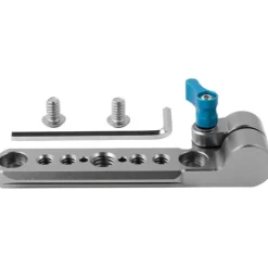 Kondor Blue Camera Cages & Rigs>RED Raptor Top NATO Rail and 15mm Rod Clamp - Space Grey