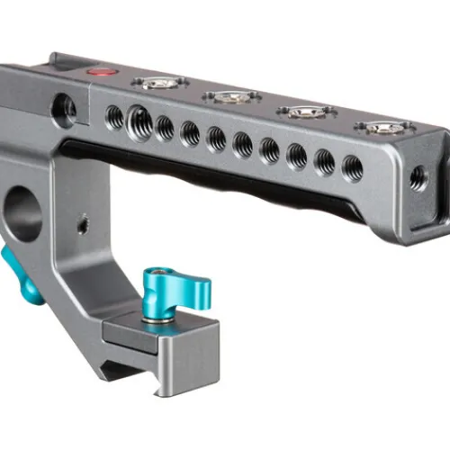 Kondor Blue Camera Cages & Rigs>Remote Trigger Top Handle for EOS R5, RED KOMODO, Fujifilm, Z CAM, URSA, C300, C70, Sony A7, LUMIX Start/Stop Trigger - Space Grey