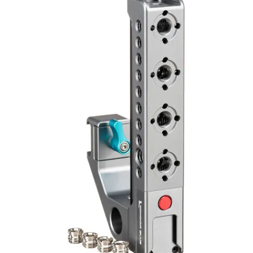 Kondor Blue Camera Cages & Rigs>Remote Trigger Top Handle for EOS R5, RED KOMODO, Fujifilm, Z CAM, URSA, C300, C70, Sony A7, LUMIX Start/Stop Trigger - Space Grey