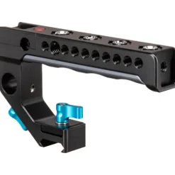 Kondor Blue Camera Cages & Rigs>Remote Trigger Top Handle for EOS R5, RED KOMODO, Fujifilm, Z CAM, URSA, C300, C70, Sony A7, LUMIX Start/Stop Trigger - Black