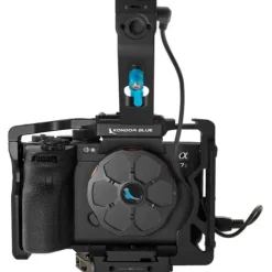 Kondor Blue Camera Cages & Rigs>Sony A7SIII Cage with Start-Stop Trigger Top Handle for A7 Series Cameras - Black