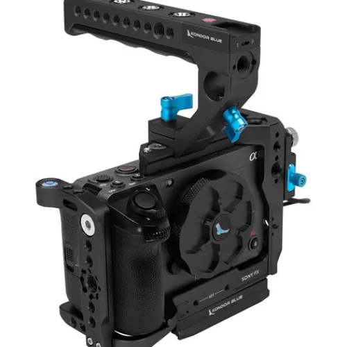 Kondor Blue Camera Cages & Rigs>Sony FX3 Cage with Trigger Handle - Black