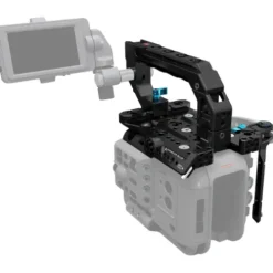 Kondor Blue Camera Cages & Rigs>Sony FX6 Cage - With Top Handle - Raven Black