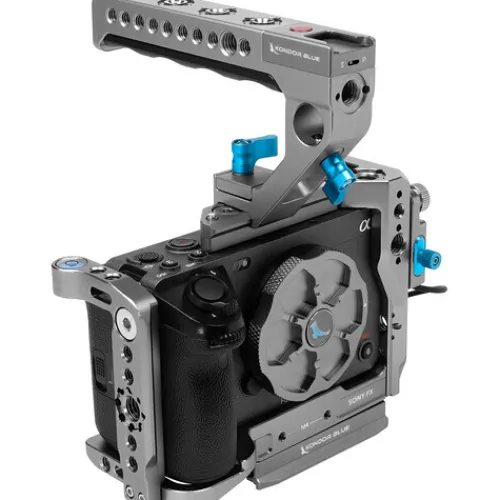 Kondor Blue Camera Cages & Rigs>Sony FX3 Cage with Trigger Handle - Space Grey
