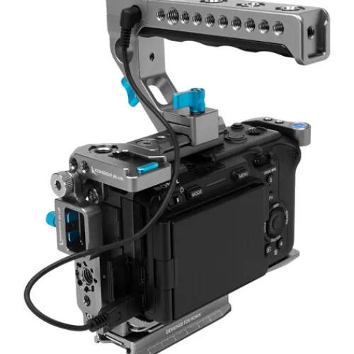 Kondor Blue Camera Cages & Rigs>Sony FX3 Cage with Trigger Handle - Space Grey