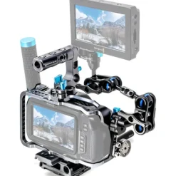 Kondor Blue Camera Cages & Rigs>Space Gray Full Cage for BMPCC 4K/6K