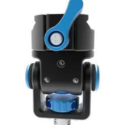 Kondor Blue Camera Cages & Rigs>Swivel Tilt Monitor Mount with Arri Pin (Pan/Tilt) NATO Clamp Version - Black