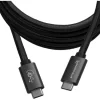 Kondor Blue Cables & Connectors>Thunderbolt 4 USB 4.0 Type C Cable - 183cm - Raven Black