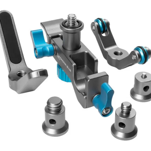 Kondor Blue Camera Cages & Rigs>Universal Lens Support Kit for LWS 15mm Rods - Space Grey