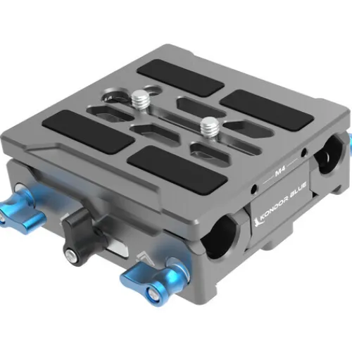 Kondor Blue Camera Cages & Rigs>Universal LWS ARRI Bridge Plate for ARRI, RED, URSA, C70, VENICE - Spacy Grey