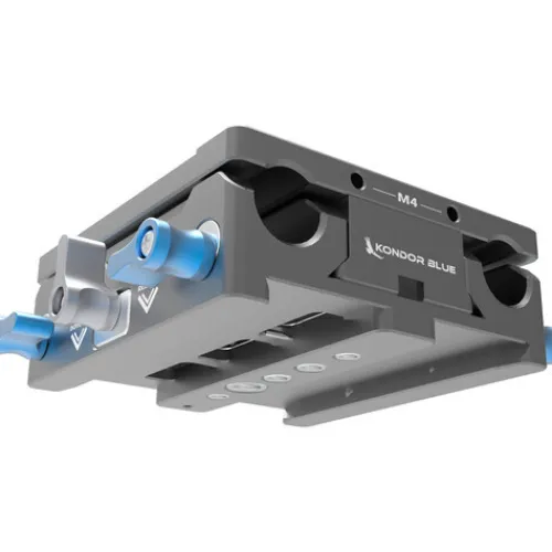 Kondor Blue Camera Cages & Rigs>Universal LWS ARRI Bridge Plate for ARRI, RED, URSA, C70, VENICE - Spacy Grey