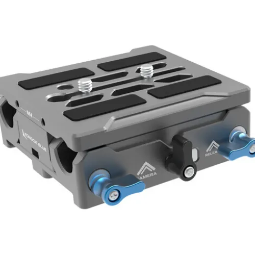 Kondor Blue Camera Cages & Rigs>Universal LWS ARRI Bridge Plate for ARRI, RED, URSA, C70, VENICE - Spacy Grey